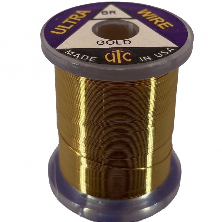 Utc Ultra Wire Extra Bright Gold Fly Tying Materials